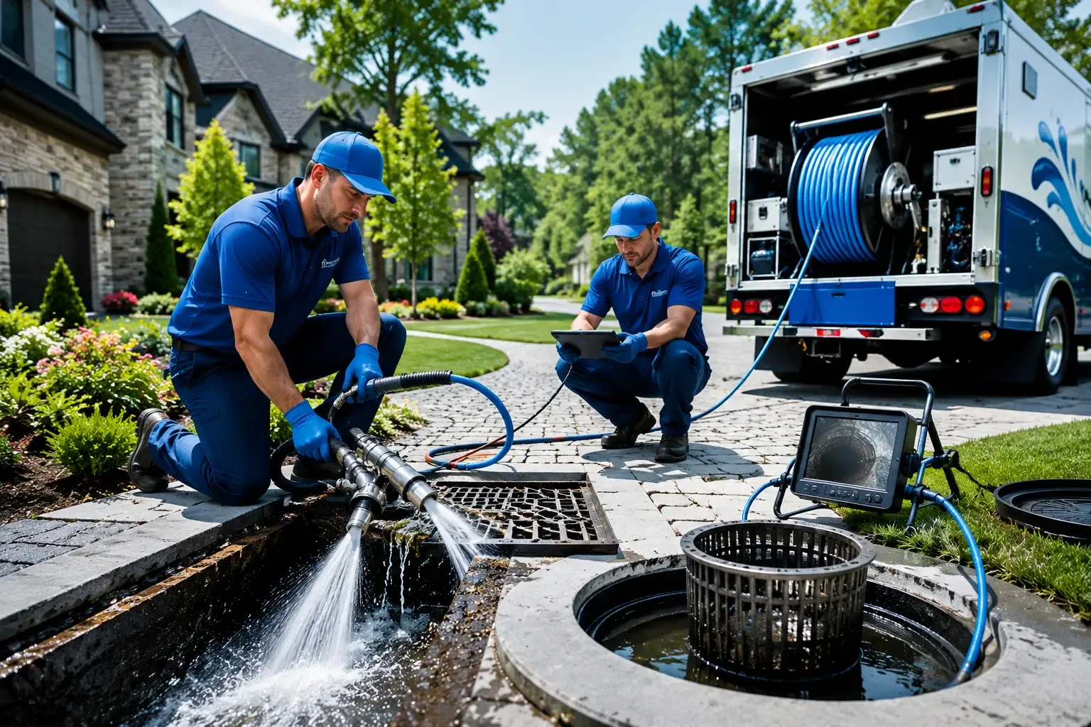 Local outdoor drain cleaning professionals in Du Pont, GA